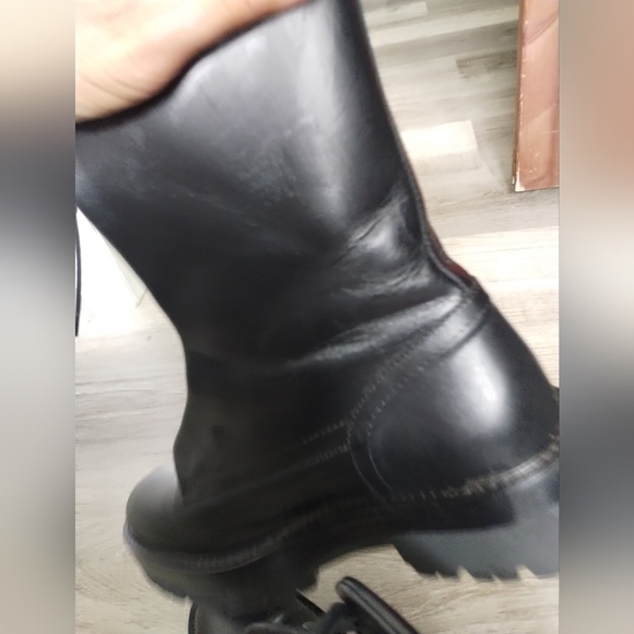 Alaia Embellished Leather Combat Boots 9 - Picture 8 of 13